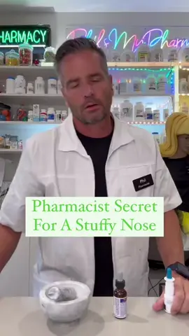 #onthisday Pharmacist secret to a stuffy nose!  #stuffynose #pharmacyhack 