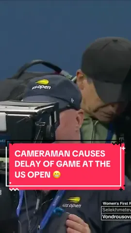 A cameraman walked onto the court at match point. It’s safe to say Daniil Medvedev was not pleased.  (🎥: @ESPN) 
