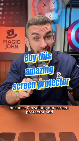 “With this, you’ll save yourself hundreds on screen repairs.”#MAGICJOHN #foryoupage❤️❤️ #losangeles #screenprotector 