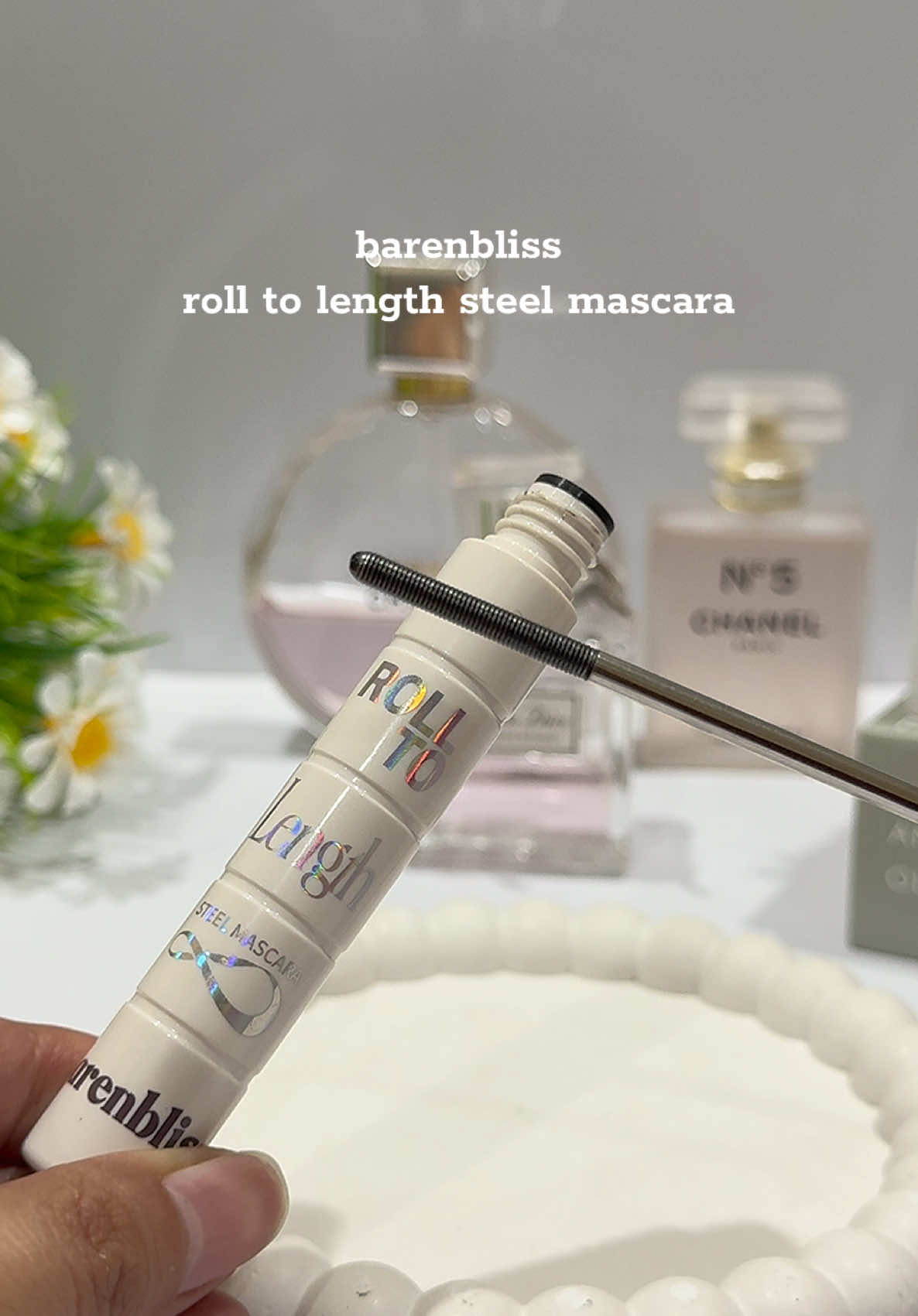 bnb roll to length steel mascara #bnbmascara #rolltolengthmascara #steelmascara #mascara #barenbliss 