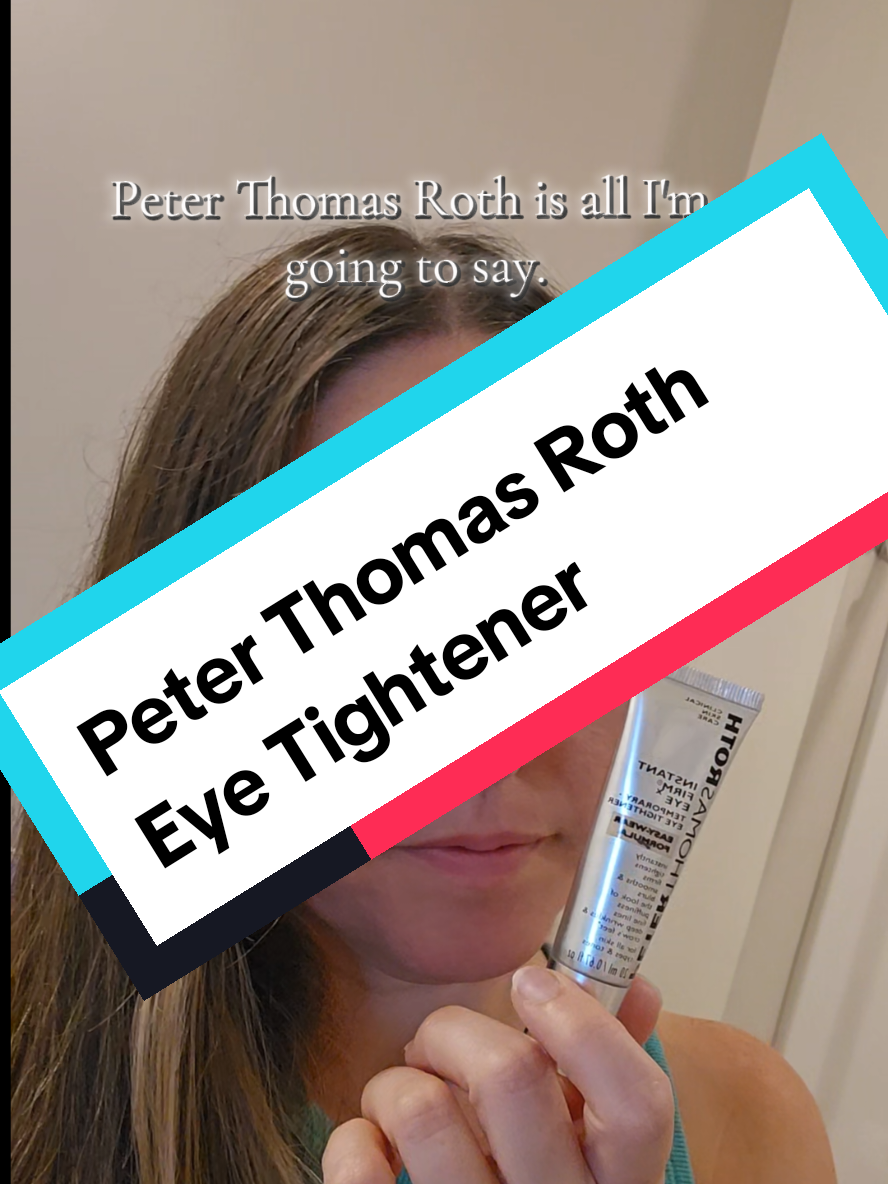 @Peter Thomas Roth Labs #eyetightener #peterthomasrotheyetightener #undereyecircles #undereyebags 