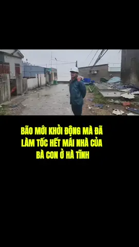 Nhà dân bị gió thổi tốc mái ở Hà Tĩnh #kientiger #viral #baoso5 #baolutmientrung #hatinh 