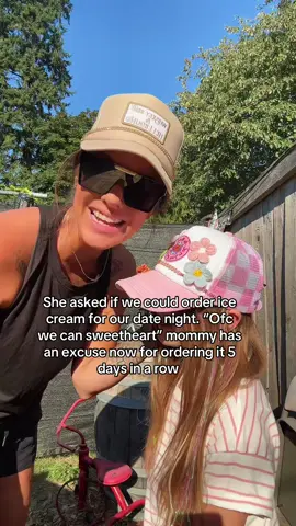 What a brilliant idea you have my child 😏 ice cream 🍦 it is! Anything goes for our 1 on 1 nights 💙 #momlife #girlsnight #humour #fypシ゚viral #doordash @Renewed Designs 