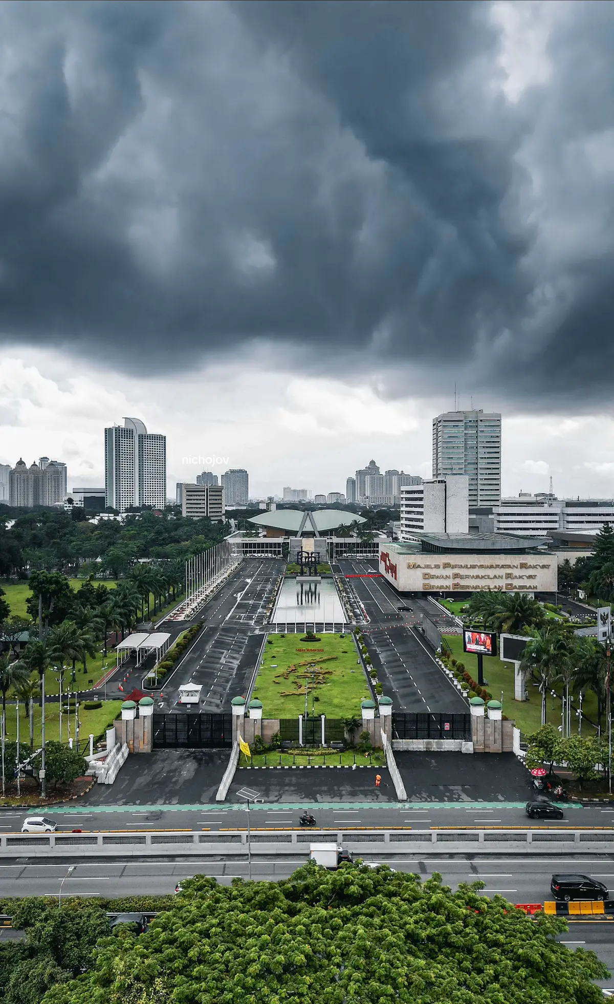 Beautiful View Of Jakarta 🇮🇩 #view #fyp #foryoupage #trending 