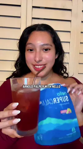 A refreshing calming sweet tea that will leave you wanting more 🥰 #arnoldpalmer #nellosupercalm #icedtea #summerglowup #nello @Drink Nello 