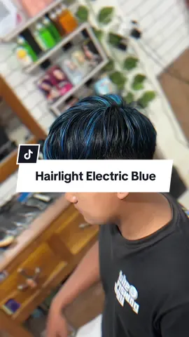 Hairlight Electric Blue  #hairlight #semirrambut #konengbarbers #rembang24jam 