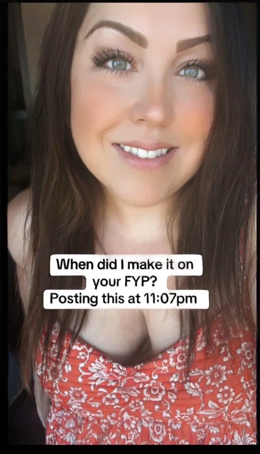 ✨So… what time did I pop up on your FYP? 👀 Because it’s officially 11:07 PM! What time is it  and where are commenting from??🌙💫✨ 
