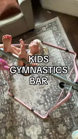 Everyone is LOVING this kids gymnastics bar that we found on TikTok Shop! Weight limit is 140 and it comes with hanging handle bars that have adjustable straps! AND folds up to be super compact ✨  Love this as a gift for Christmas!!  #christmasgift #giftinspo #gymnastics #kidsgift #gymnasticstiktok 