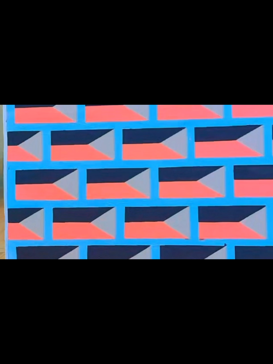 colorful bricks painting. Suitable for all surface. Dm #fyp 