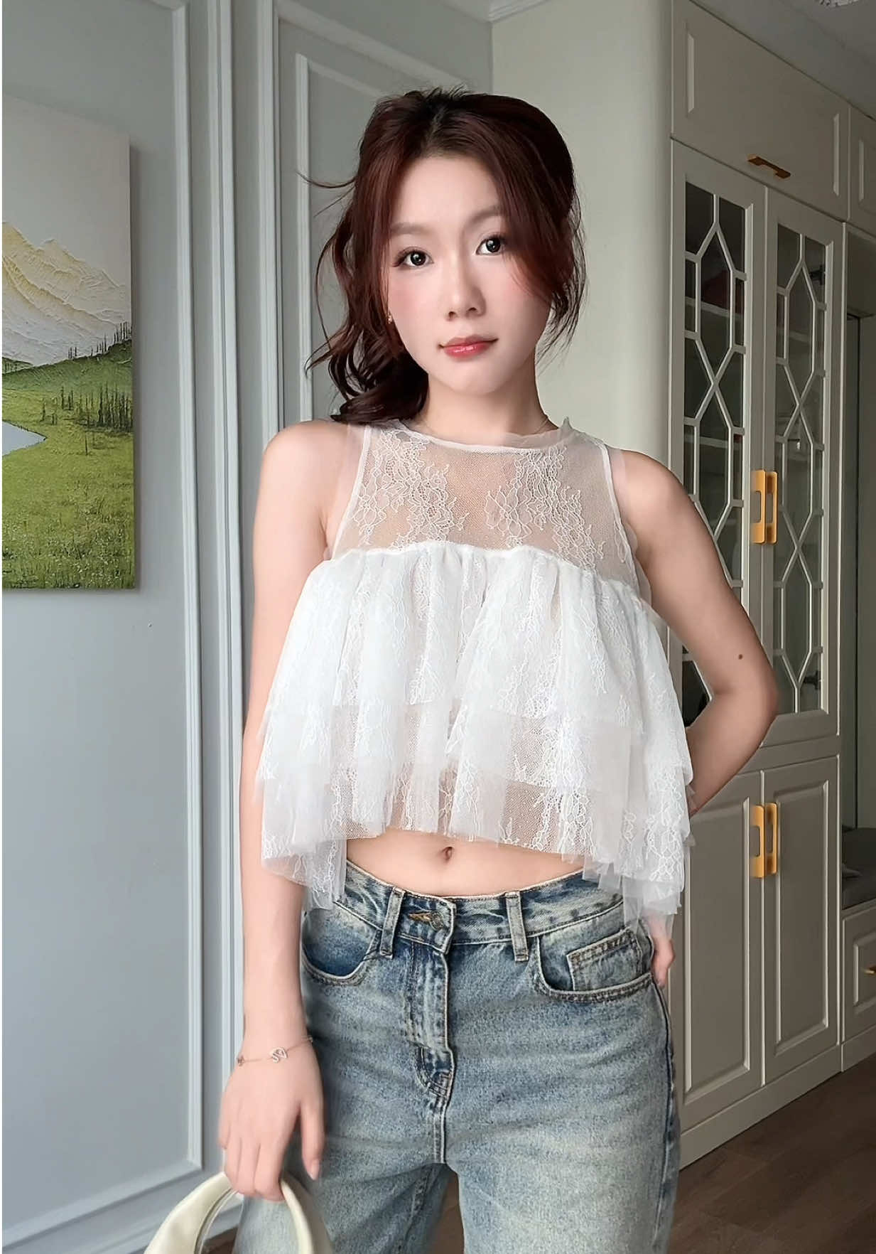 Nhạc này chất quéeeee 😬😬 #xuhuong #OOTD #reviewquanao #setdoxinh #jilustudio 