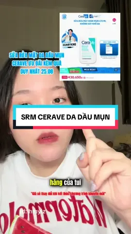 nè srm cho da dầu mụn Cerave #cerave #ceravevietnam #chamsocda #depdachieu #xuhuong 