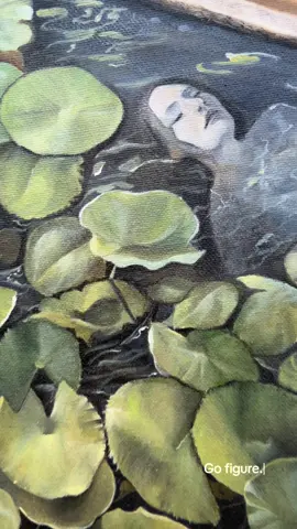 Go figure.  #mystery #oilpaint #femaleartist #fypage 