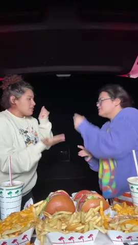 Rock Paper Scissors for In n Out #innout #innoutburger #rockpaperscissors #sisters #familygames 
