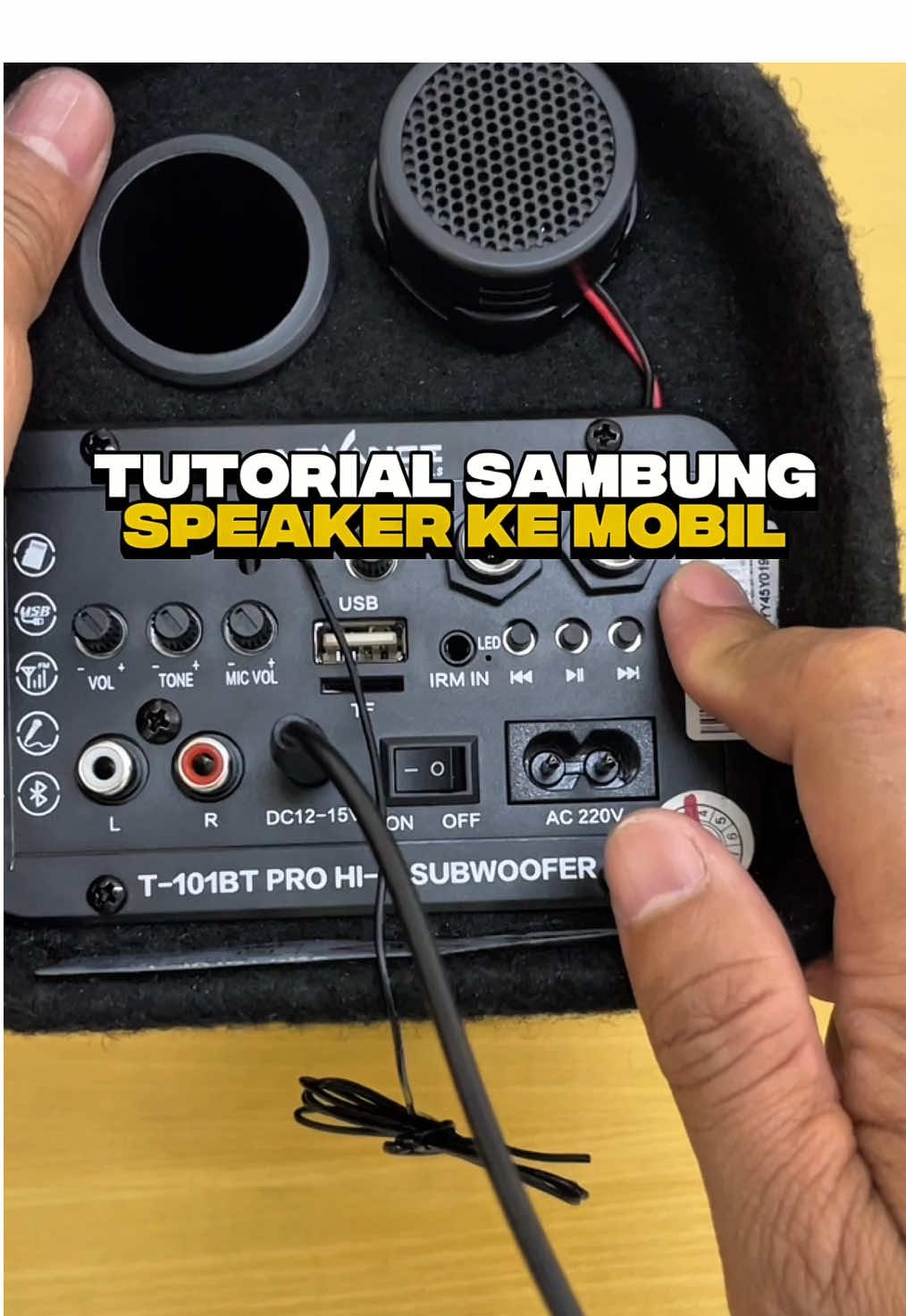 🗣️ Ini ya guys cara pasang speaker tabung seri T nya. Semoga bermanfaat buat kalian dan happy shopping guys!! 😍🥰 #paydaysale #banjirdiskon #advance #fyppppppppppppppppppppppp #tutorial 