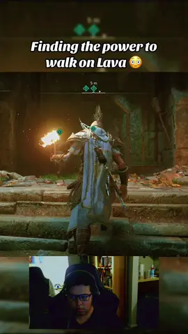 Walking on Lava in assassins creed Valhalla 😳‼️🍂🎮 #acvalhalla #vikingtiktok #assassinscreed #fypシ゚viral #vikings 