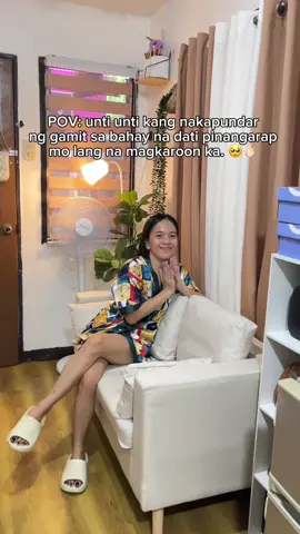 Finally, may malinis at maayos na sofa na rin kaming mauupoan dito sa aming munting tahanan 🏡🥺🫶 #sofa #manifesting #dream #smallwins #fyp 