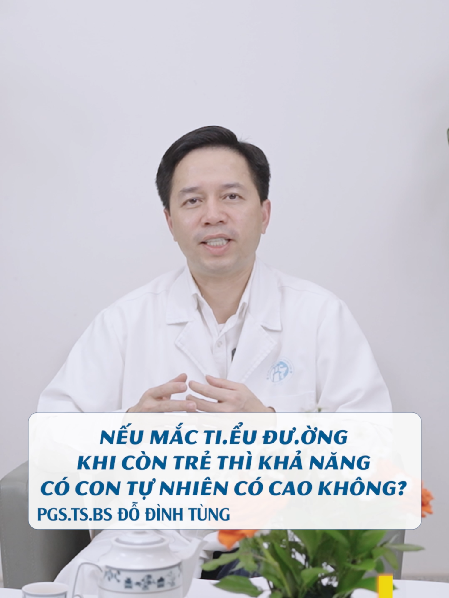 Nếu mắc ĐTĐ khi còn trẻ thì khả năng có con tự nhiên như thế nào? #bsdodinhtung #bacsitung #daithaoduong #tieuduong #suckhoe #doctornetwork #LearnOnTikTok #duonghuyet #thaisan