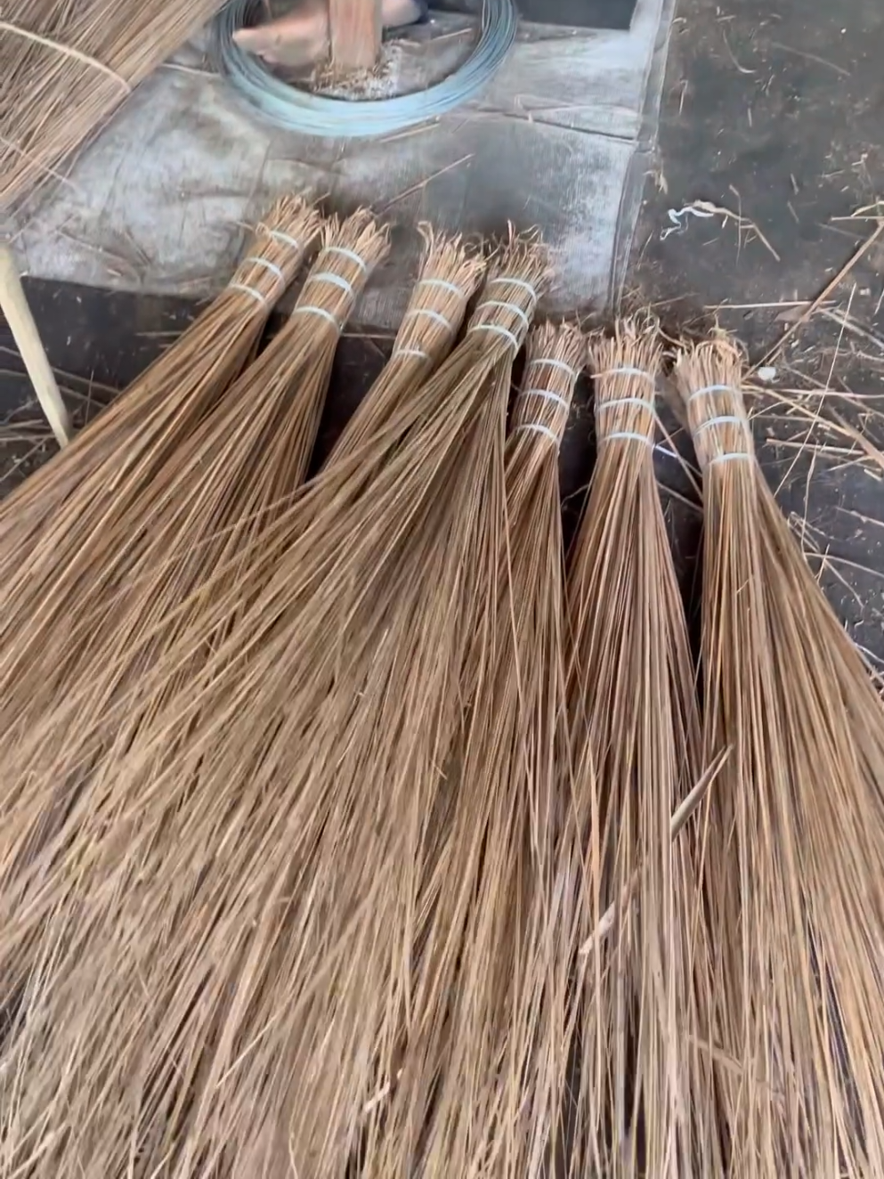 Easy technique to Make Stick Broom Coconut Stick Broom