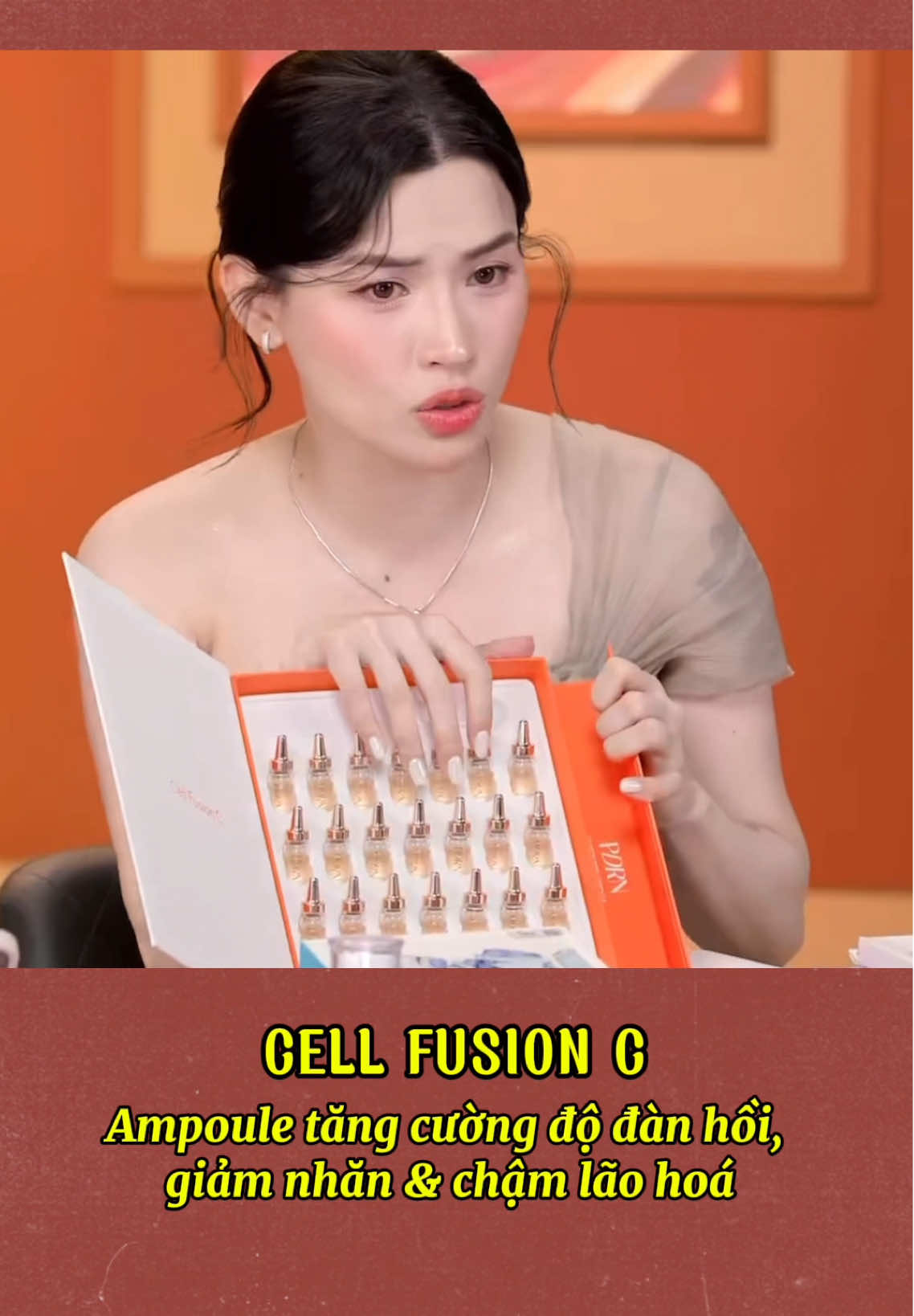Ampoule tăng cường độ đàn hồi giảm nhăn và chậm lão hoá nhà. Cell Fusion C 🫵🫵 ai dùng rồi cho xin cmt nhé... #xuhuong #chanhfchalinh #halinhofficial #cellfusionc #ampouleserum 