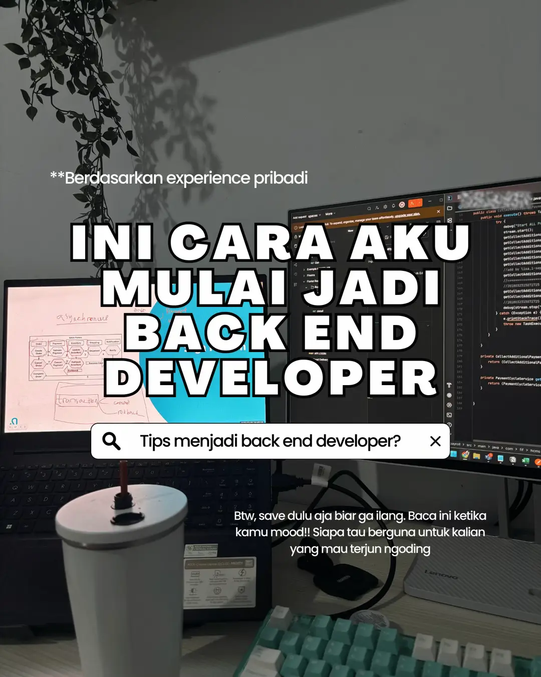 Bigthanks to @dibimbing.id btw abaikan slide terakhir karena itu fakechat🥹🙏 #backend #programming #code #dibimbing 