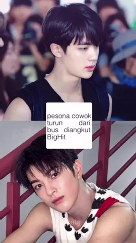 ternyata staff bighit nemu keonho sama seokjin turun dari bus 😭  staff ke keonho: “do you know bts?” #bighit #seokjin #keonho #bts #cortis 
