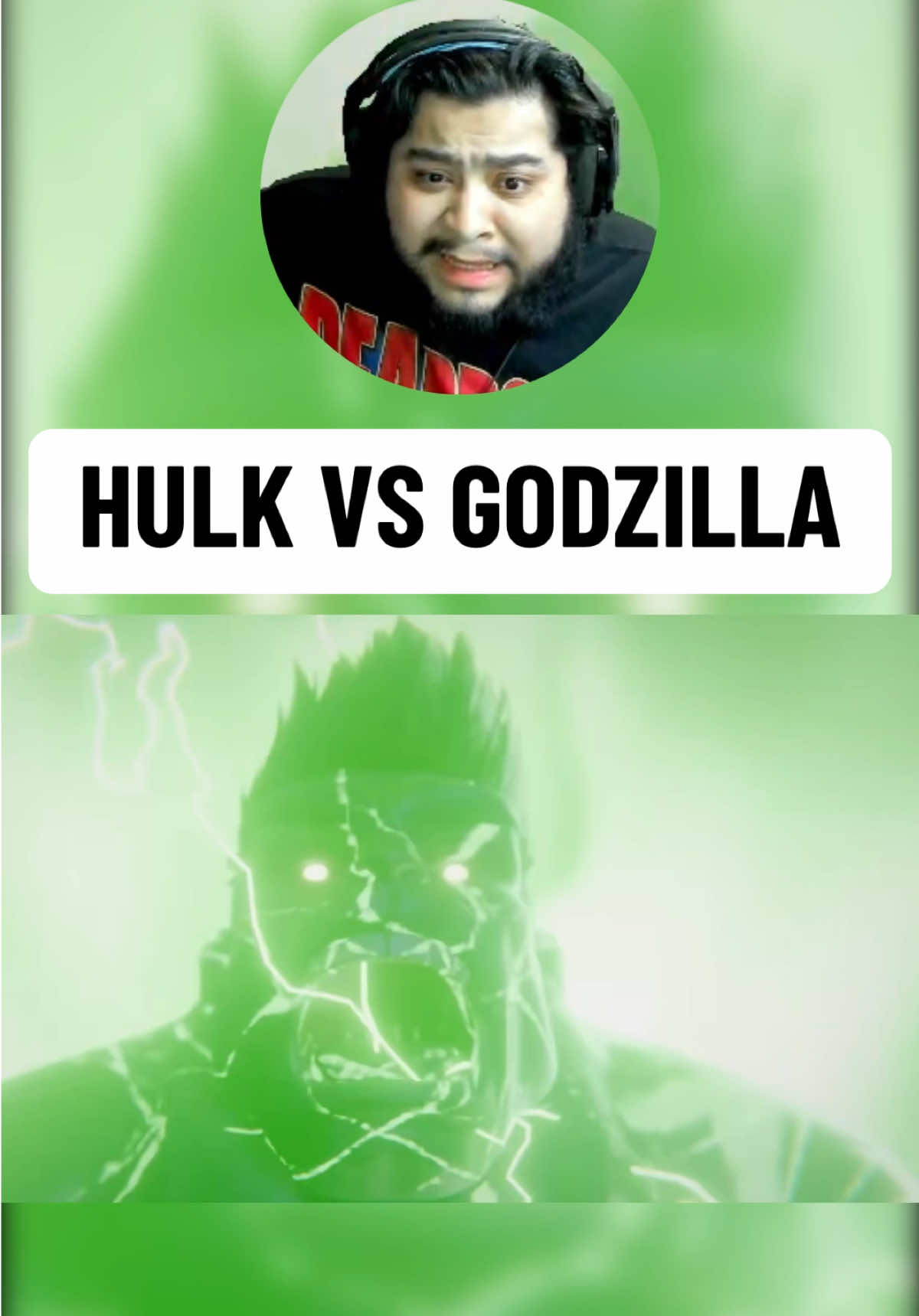 Hulk Vs Godzilla 😳 #hulk #godzilla #marvel #deathbattle #fyp n