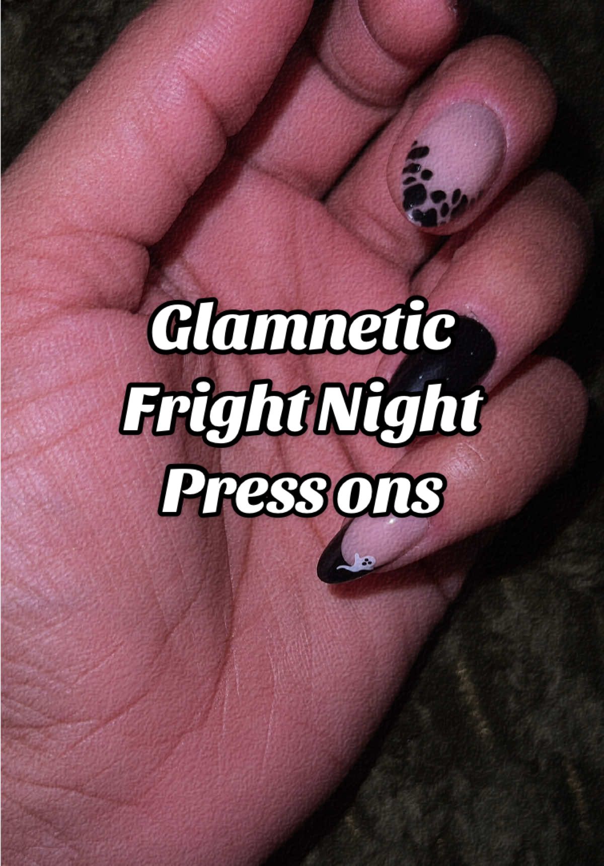 So many fun spooky press on nails from @Glamnetic that just dropped! 😍👻 #glamnetic #pressons #spookyseason #ghosted #tiktokshopcreatorpicks 