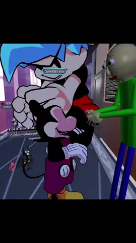 Generational beef between baldi and mickey #foryou #fyp #vrchat #baldi #mickey 