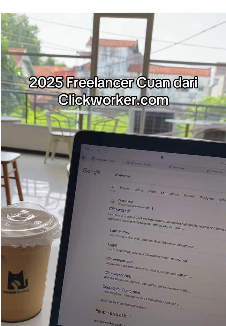 2025 Freelancer Cuan dari Clickworker.com 💻 Cuma modal Laptop, HP & kuota 💸 Bisa dapet cuan euro dari rumah ✨ Daftar GRATIS di Clickworker.com #KerjaOnline #CuanDariRumah #Clickworker #KerjaSampingan