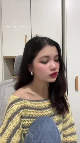 Guyss I’m in love with this song#fyp #kpopdemonhunters #cover #singing #free 