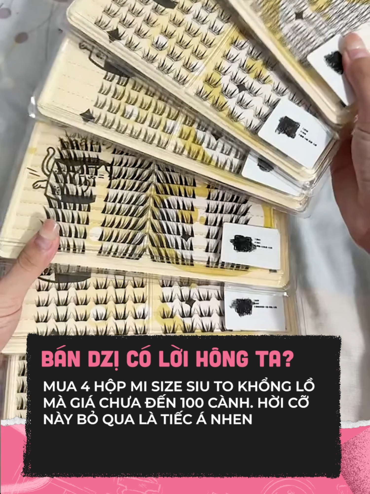 Mua 4 hộp mi siu to mà giá hạt dẻ #clbeauty #clmedia #celebnetwork #beauty #BeautyTok #goclamdep #trending #hot #migia #migiahopto