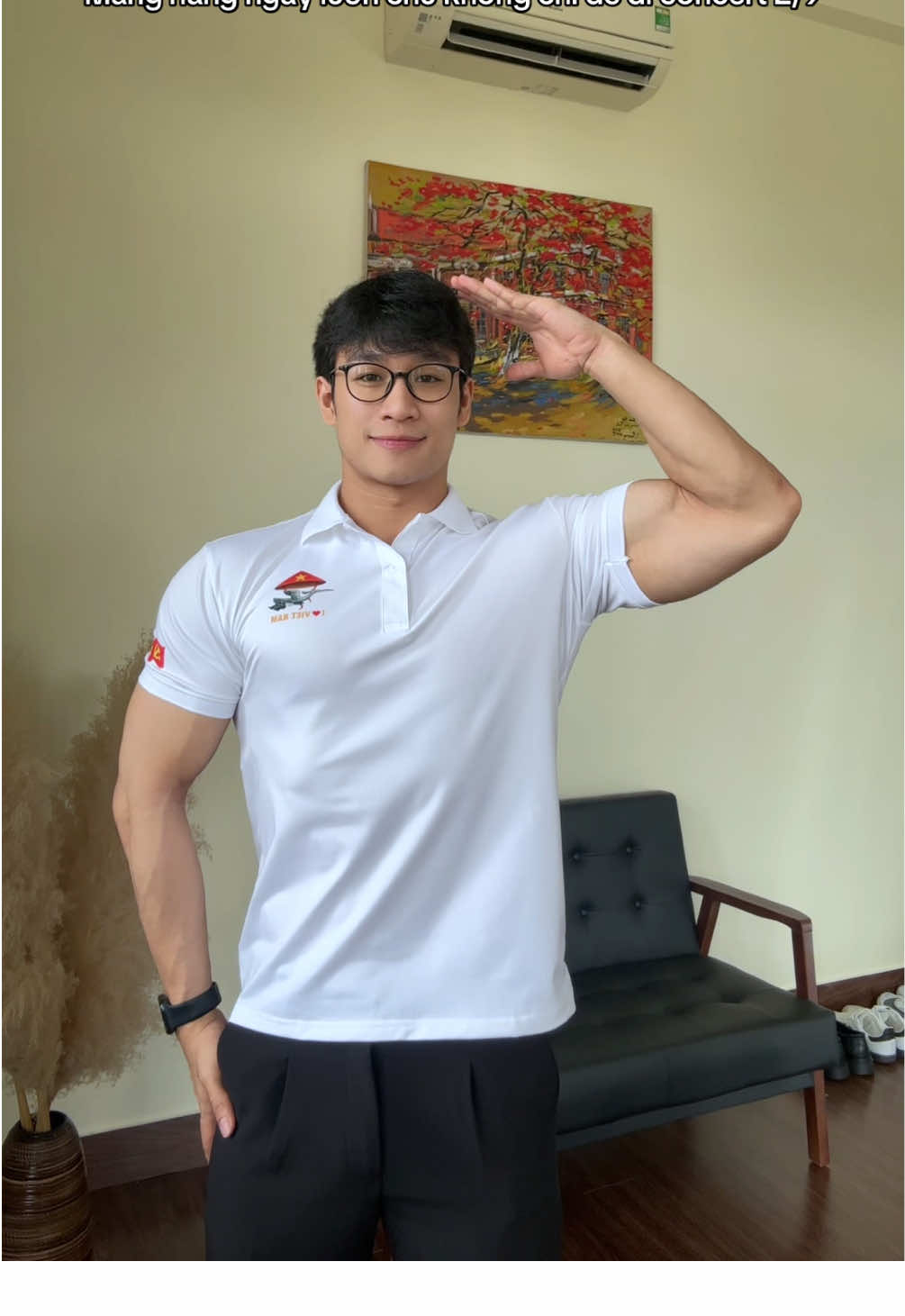 Chắc sẽ là con áo lên form đẹp nhất mà mình mua để đi concert quốc gia AE ạ😁#thoitrangnam #aovietnam #aopolo #thoitrend 