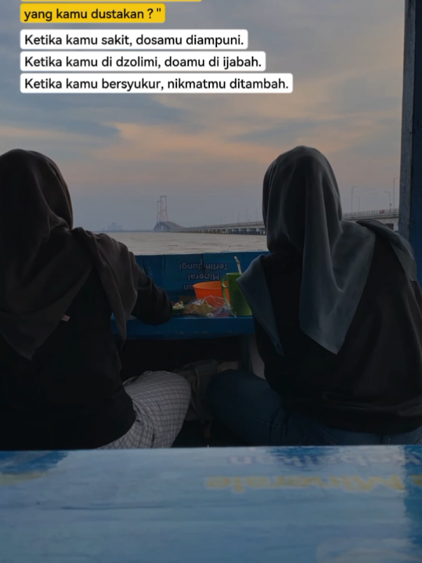 Terima kasih untuk segala nikmat yang tak terhitung jumlahnya🥺✨ #fyppppppppppppppppppppppp #suramadu 