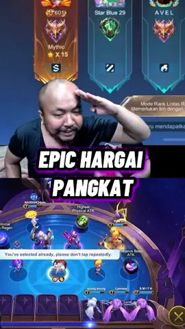 Meskipun Bapak lu bupati tapi pangkat lu epic?lu kudu hormat 😹😹#clippers #fypシ゚ #MCGG #MagicChessGoGo #MCGGCosmicTraders 