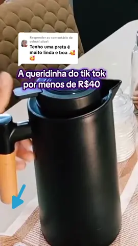 Respondendo a @celmaf.silva1  A mais pedida do momento, garrafa térmica com termômetro,  isolamento a vácuo e com 1 litros de capacidade  #garrafatermica #garrafatiktok  #cafe #garrafacomtermometro 