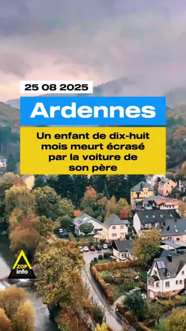 Ardennes. Un enfant de dix-huit mois meurt écrasé par la voiture de son père dans l’allée familiale Terrible drame. Une simple manœuvre se transforme en cauchemar irréversible sous les yeux d’une famille brisée. Vendredi dans une commune tranquille des Ardennes. Un père de famille recule sa voiture dans l’allée du domicile. Il ne voit pas son fils Antoine. Le petit garçon de dix-huit mois se trouve juste derrière le véhicule. En quelques secondes le choc se produit. Antoine est projeté au sol. Un vaste dispositif est déployé. Quatorze pompiers sont mobilisés. Le SMUR arrive. Un hélicoptère médicalisé est appelé en urgence. Tous les efforts sont concentrés sur un seul objectif. Réanimer l’enfant. Mais c’est trop tard. Antoine ne respire plus. Son cœur s’est arrêté. Le décès est constaté sur place. La nouvelle foudroie la famille. Les pompiers sont eux aussi profondément choqués. Une cellule psychologique est immédiatement déclenchée pour accompagner les secouristes. Une enquête est ouverte. Le père sera entendu. L’accident est qualifié d’homicide involontaire par conducteur. Dans le quartier la stupeur est totale. Les voisins lancent une cagnotte en ligne pour soutenir la famille. Les fonds serviront notamment aux obsèques du petit Antoine. #actualite #info #actu 