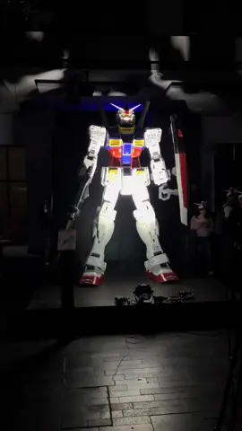 Fui a la segunda experiencia Gundam, y en un accidente feliz nos quedamos sin luces con la excepción de las del nuestro clásico. Se veía sublime. 