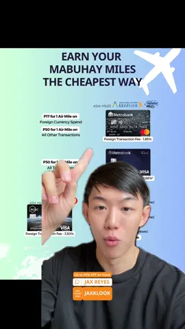 EARN YOUR MABUHAY MILES THE CHEAPEST WAY VIA CREDIT CARD #Mabuhaymiles #pal #fintok 