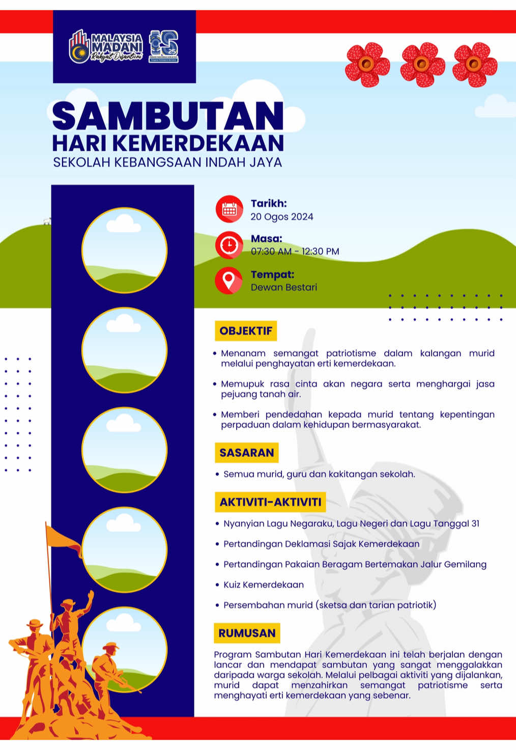 Hai cikgu, ini antara template one page report yang saya sediakan sempena merdeka ya! Suka tak? 😍 #templateonepagereportmerdeka #templatecanva #merdeka2025 #merdeka68 #malaysiamadani