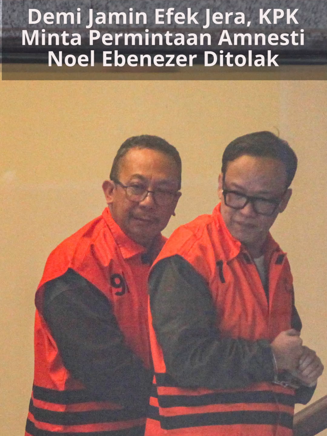 Demi Jamin Efek Jera, KPK Minta Permintaan Amnesti Noel Ebenezer Ditolak  “Kita penting melihat kembali esensi penegakan hukum yang memberikan efek jera bagi para pelakunya dan rasa keadilan bagi masyarakat,” kata juru bicara KPK Budi Prasetyo melalui keterangan tertulis, Senin, (25/8). #ImmanuelEbenezer #Noel #KPK #OTT #PemerasanPengurusanK3 #Wamenaker #Amnesti