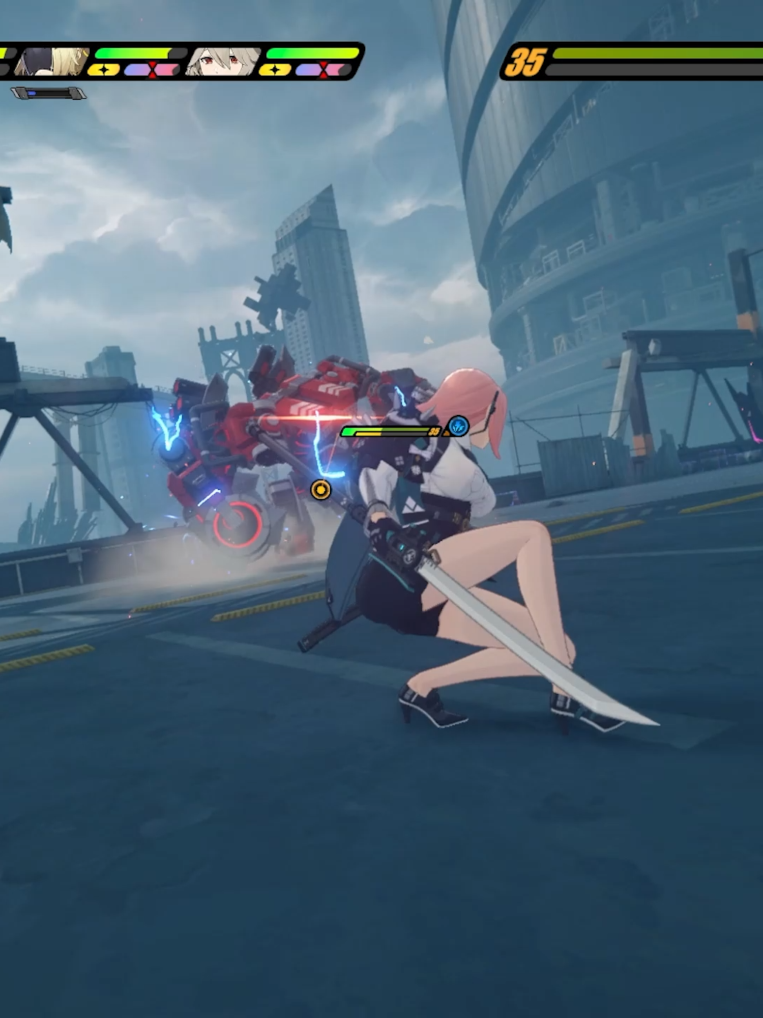 Yanagi Rina Trigger Mono Electric Team - Deadly Assault ZZZ - Zenless Zone Zero