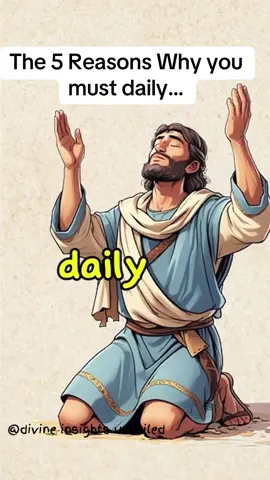 The 5 reasons why you must pray daily.. PrayerLife #DailyPrayer #Faith #ChristianLiving #PowerOfPrayer #SpiritualGrowth #PrayDaily #usatiktok🇺🇸 @creator search insights 