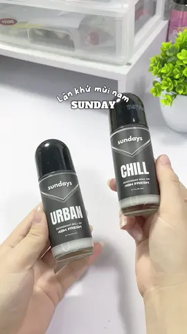 Lăn khử mùi nam sunday cho vùng dưới cánh tay khô thoáng suốt ngày dài #unboxing #vairal #lankhumuinam #lankhumuisundays #lankhumui 