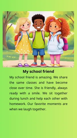 Grateful for the smiles, support, and all the little moments together. 🌟 #nomorecopyright #englishstories #englishpractice #readalong #myschoolfriend