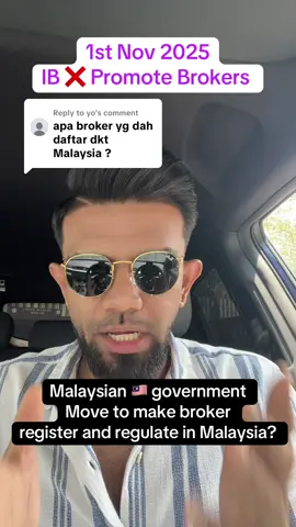 Replying to @yo Broker apa yang regulated and registered at Malaysia? #regulated #malaysia #broker #IB #promote #legal #follow #LearnOnTikTok #singapore #indonesia #india #southeastasia #wikifx 