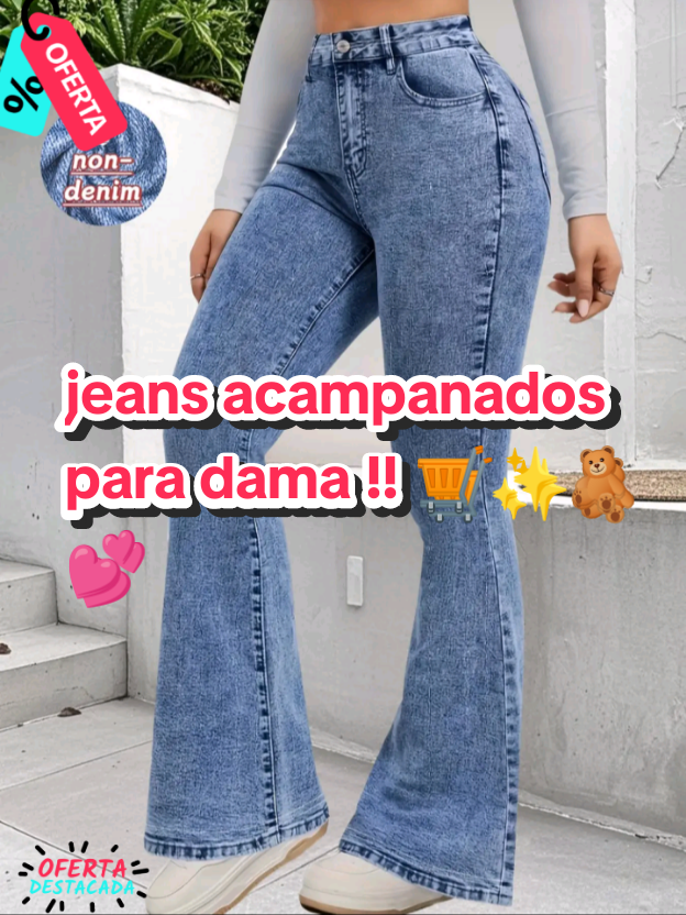lindos jeans para dama, acampanados!! 🛒✨🧸💕 #jeans #pantalones #acampanados # #oferta #SuperPrecio 