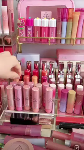 Swatches Son bóng dưỡng môi 3CE GLAZY LIP GLOW #3ce #sonduongcomau #3ceglazylipglow #son3ce #swatchson 