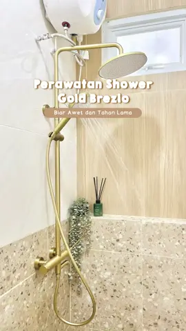 3 BULAN PAKAI SHOWER GOLD DI KAMAR MANDI BARU 🚿💛 💬 KOMEN 