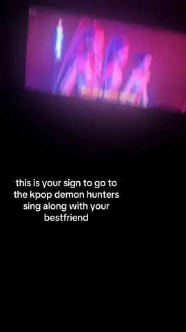 #kpopdemonhunters #singalong #movietheater #bestfriend 