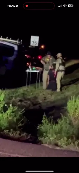 Sheriff conduct a I’d checkpoint or drivers License checkpoint and in the process if arresting a man they break his arm . The whole time the man is screaming for mercy and to help bc his “hand” Mano” is broken.  #fyp #justice #no #peace #wakeup